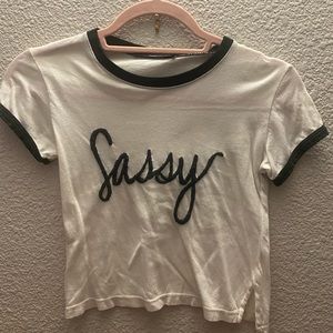 Brandy Melville cropped tee